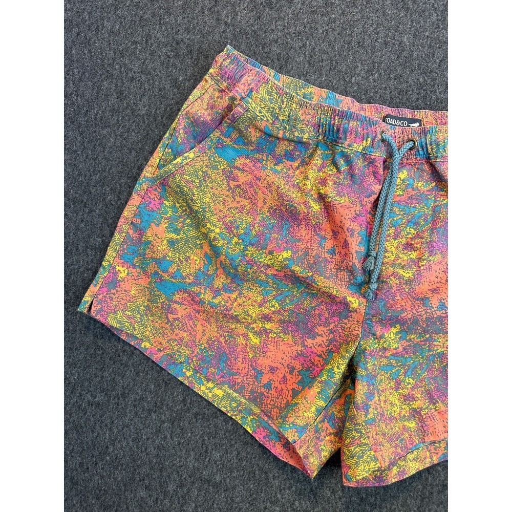 Toad and Co Boundless Shorts Pull On Dreamsicle Pix Print Outdoor Women's XL - Picture 3 of 15